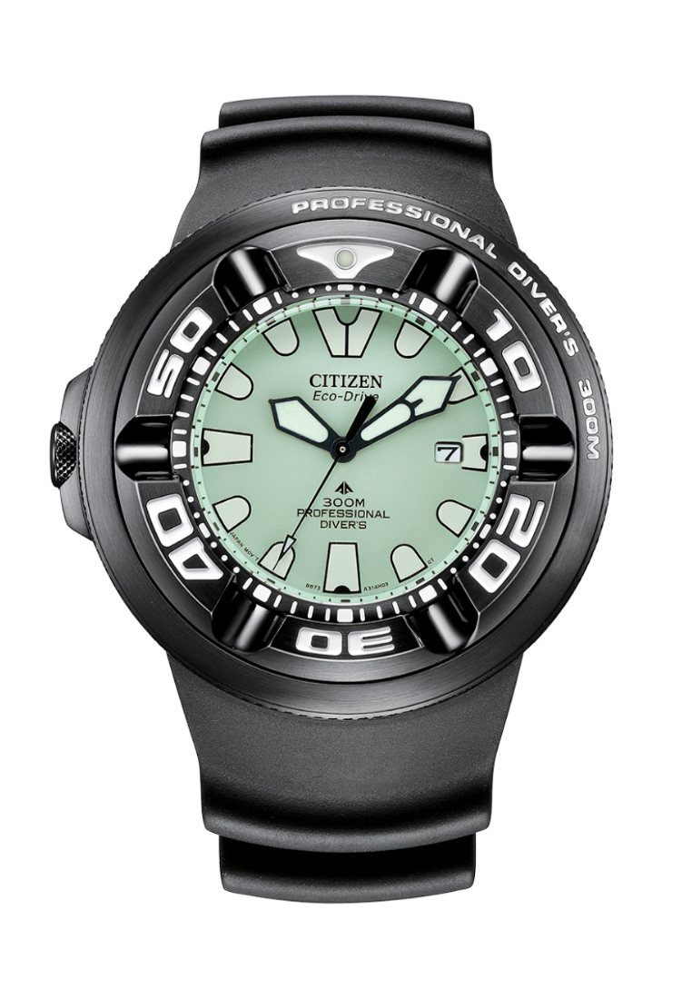 Citizen Citizen Promaster Professional Diver 300m EcoZilla Luminous Dial Black Polyurethane Strap Ec