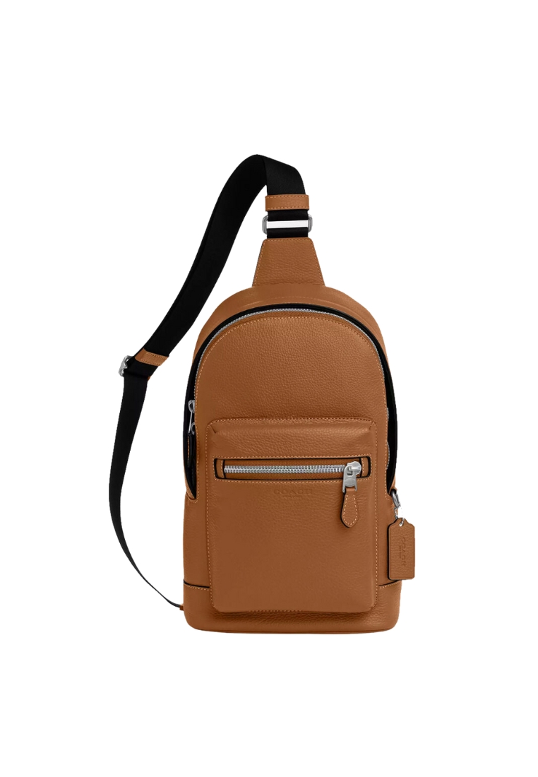 COACH Coach West pack Crossbody bag In Light Saddle 2540