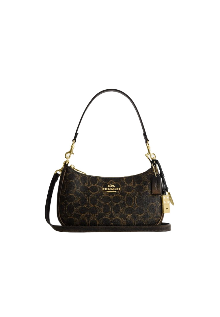 COACH Teri Shoulder Bag In Loved Signature Canvas With Charms CDY18
