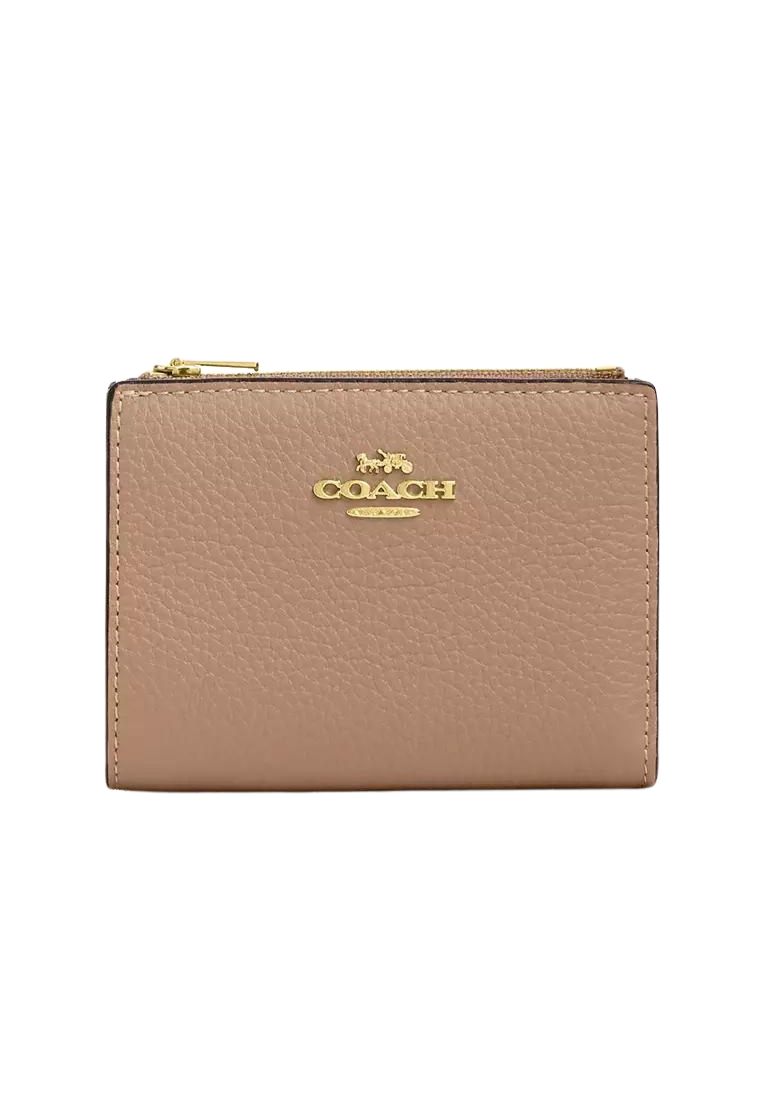 COACH Coach Bifold Wallet In Taupe CM315