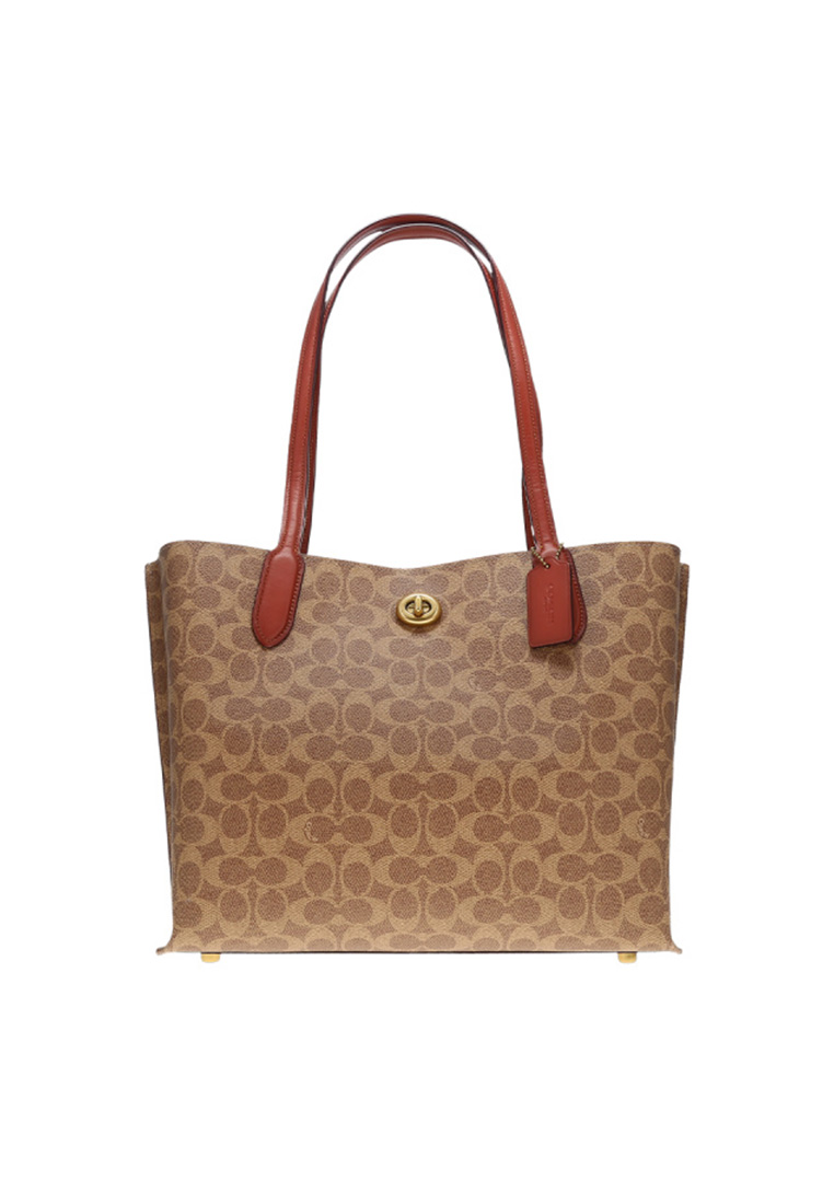 COACH Willow Tote Bag In Signature Canvas C0693