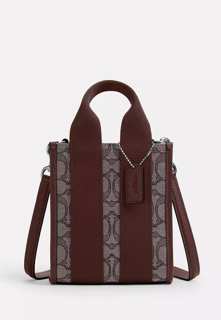 COACH Smith Mini Tote Bag In Signature Jacquard