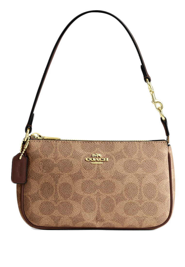 COACH Nolita 19 In Signature Canvas - Tan/Brown