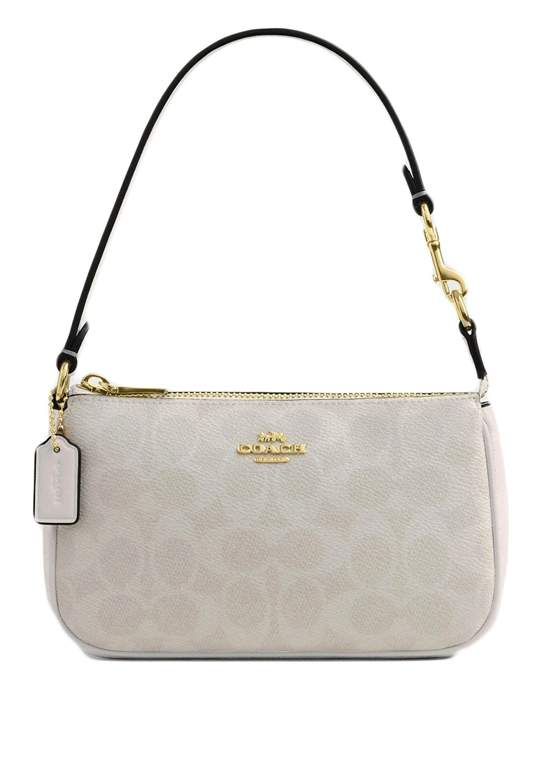 COACH Nolita 19 In Signature Canvas - White/Chalk