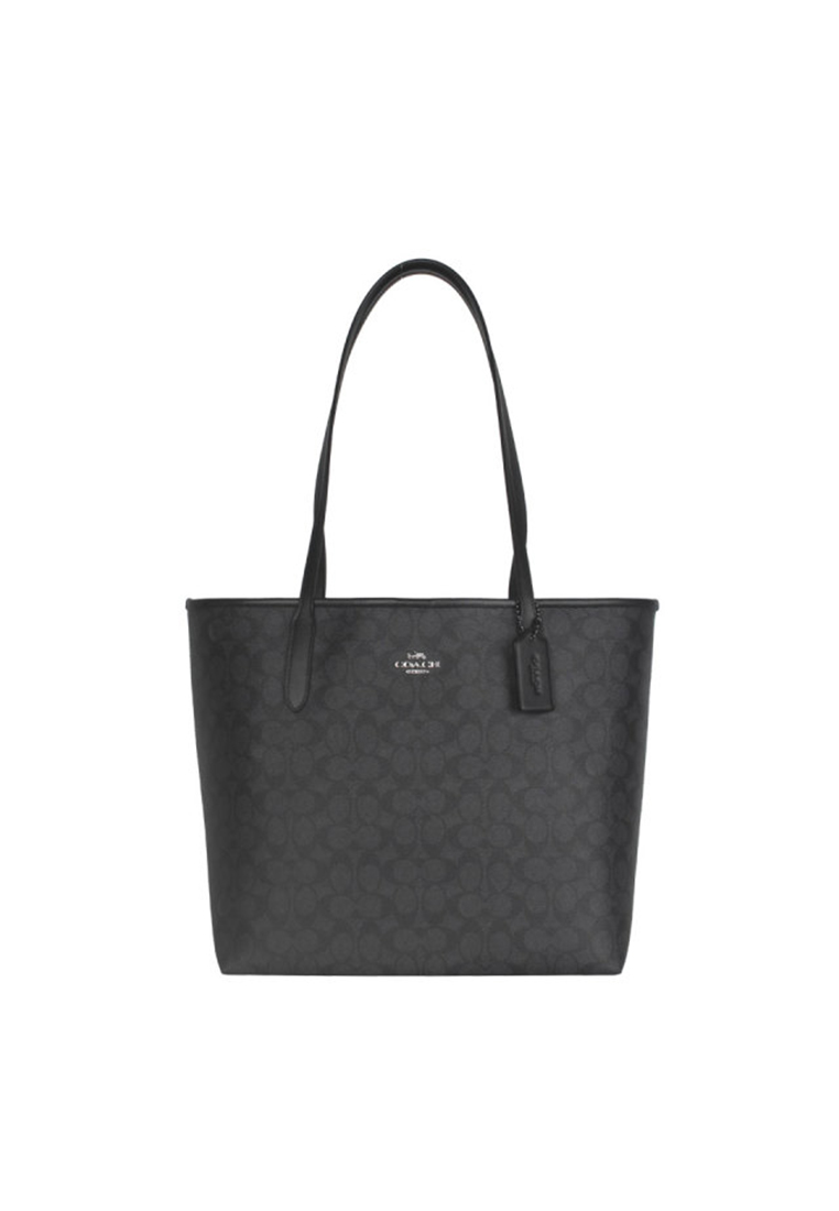 COACH City Tote Bag In Signature Canvas CV976