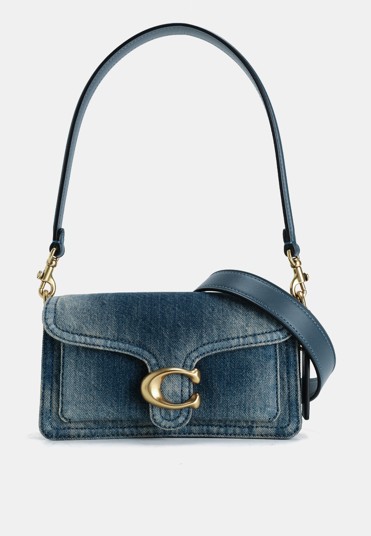 COACH Tabby Shoulder Bag 20 In Regenerative Cotton Denim