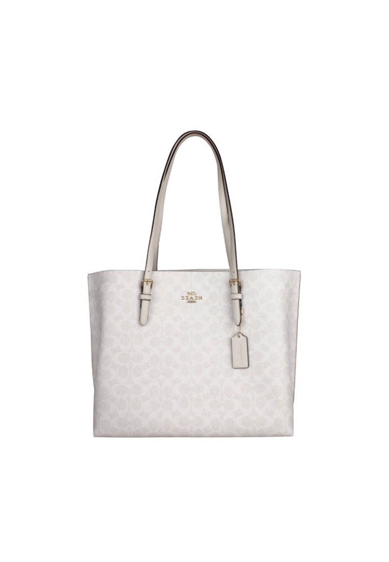 COACH Mollie Tote Bag In Signature Canvas CV967