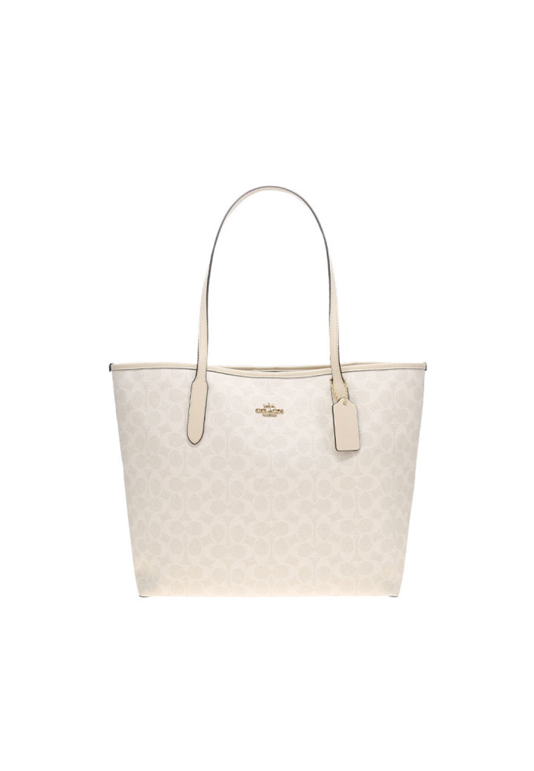 COACH City Tote Bag In Signature Canvas CV976