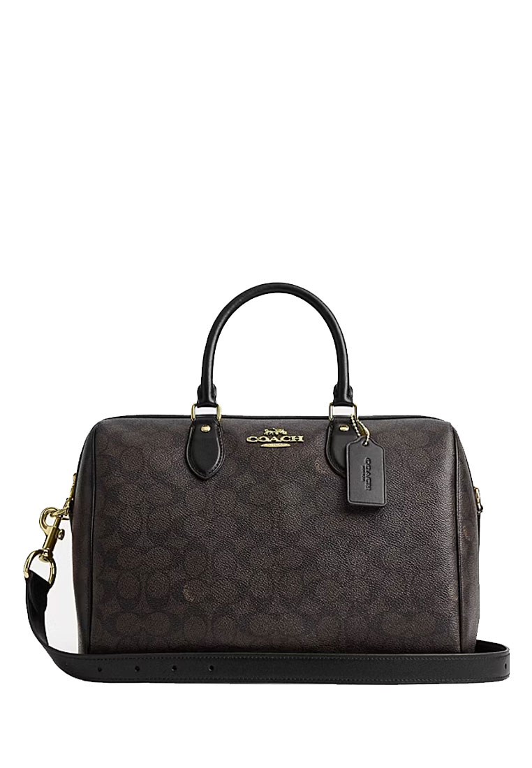 COACH Rowan Large Satchel Bag In Signature Canvas