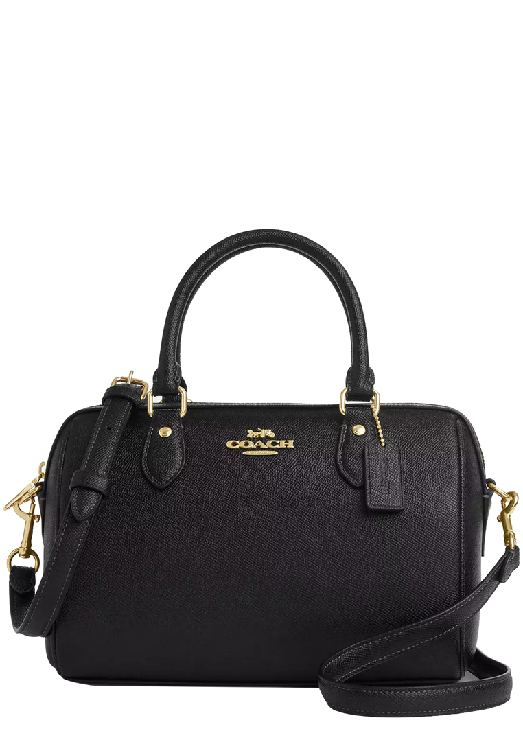 COACH Rowan Satchel Bag in Black CV403
