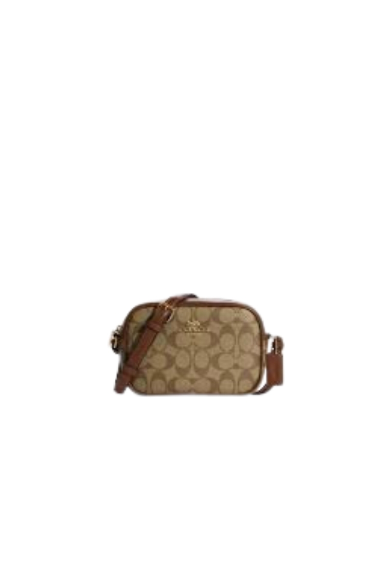 COACH Coach Mini Jamie Camera Bag In Khaki Saddle C9926