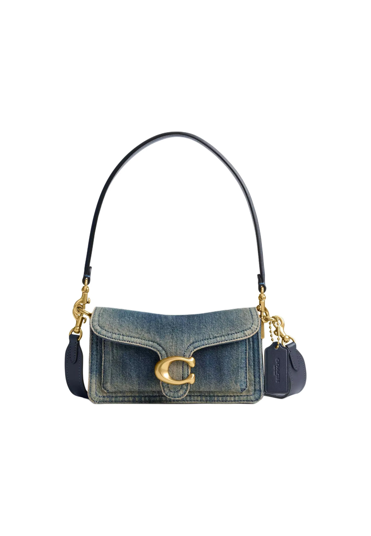 COACH Tabby 20 Women's Shoulder Bag Deep Indigo in Blue CCX33