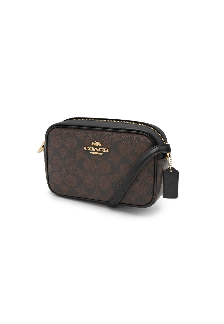 COACH COACH Mini Jamie Camera Bag In Signature Canvas (CQ874) – IM / Brown / Black