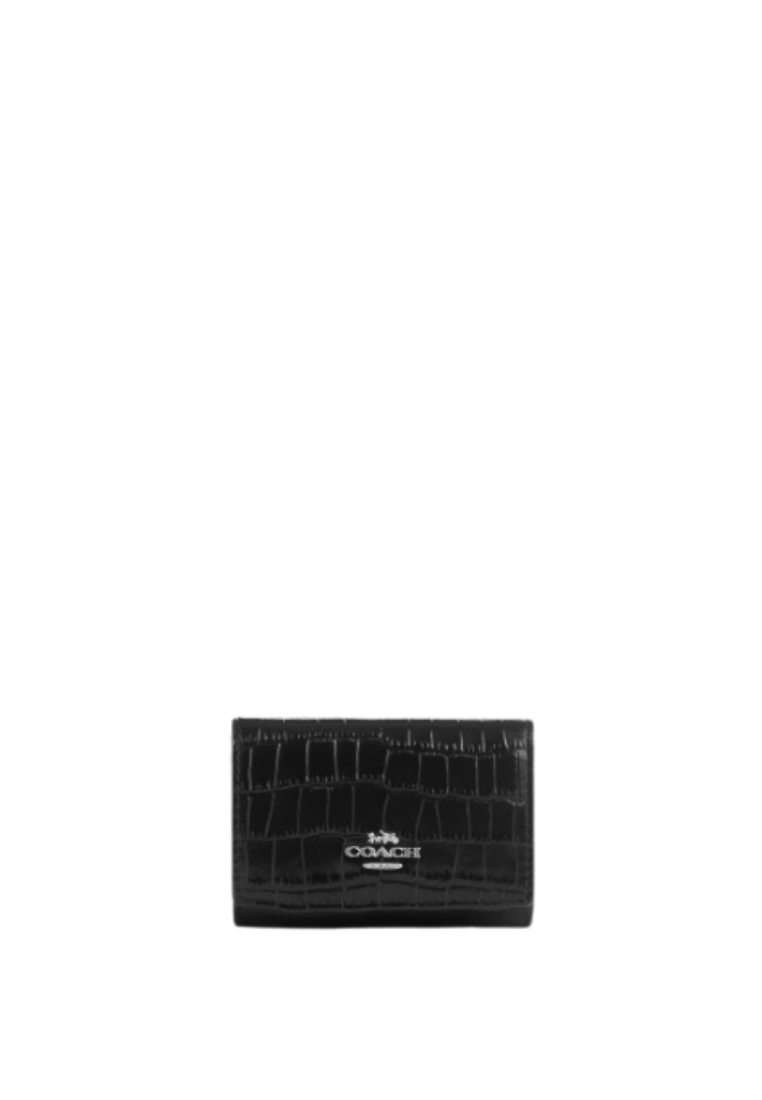 Coach Coach Micro Wallet In Black CU914