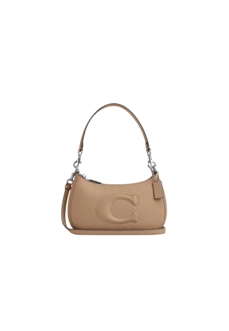 COACH Coach Teri Shoulder Bag In Taupe CR099