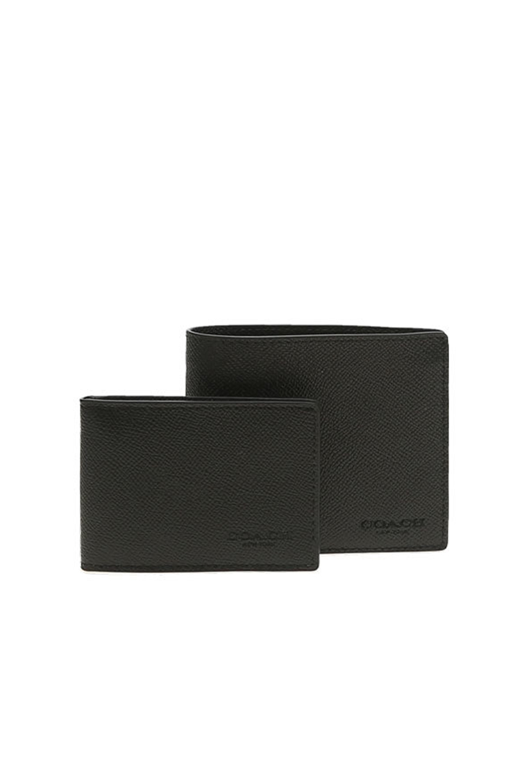 Coach Men's 3-In-1 Wallet in Black CR899
