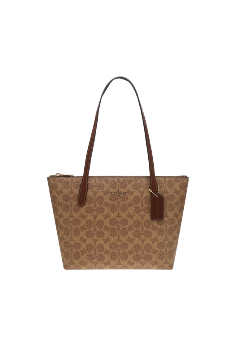 COACH Fiona Zip Tote Bag In Signature Canvas CBT18