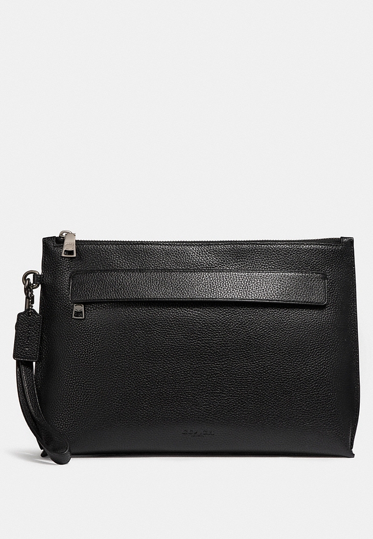 COACH Mens Carryall Pouch - Black