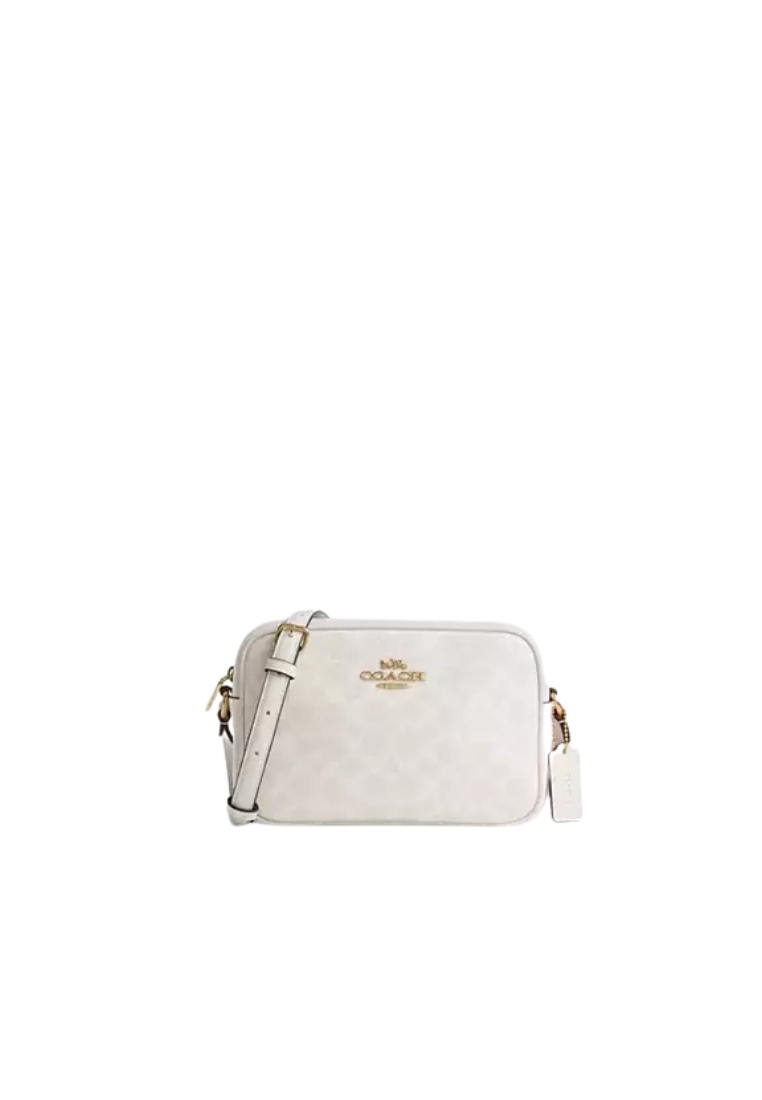 COACH Coach Jamie Camera Bag In Signature Canvas In White Chalk CZ186