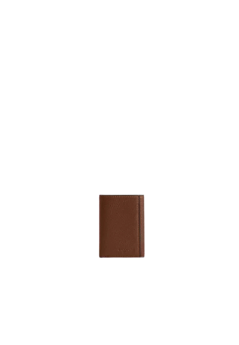 COACH Coach Trifold Wallet In Saddle CFJ68