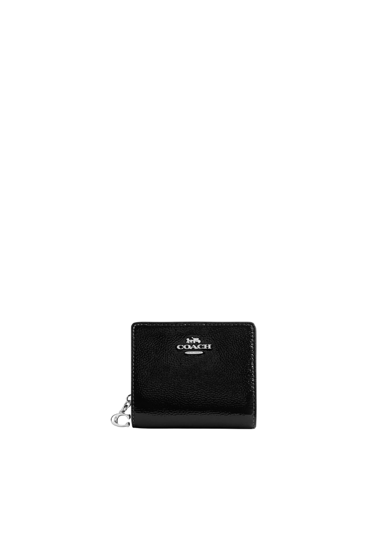 Coach Coach Snap Wallet In Black CW790