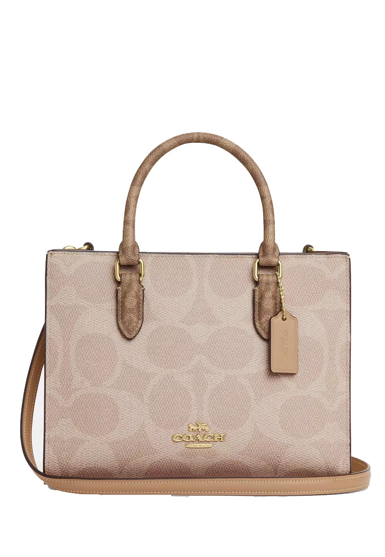 COACH Maggie Small Tote Bag In Blocked Signature Canvas