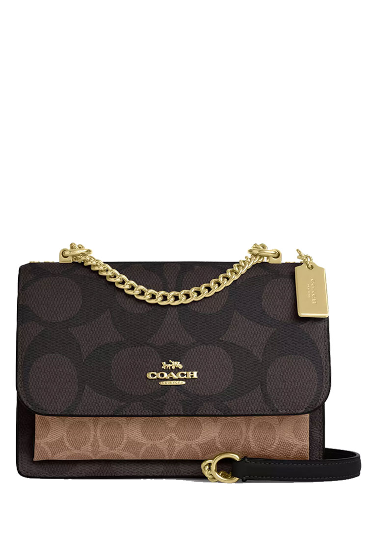 COACH Klare Crossbody Bag In Blocked Signature Canvas