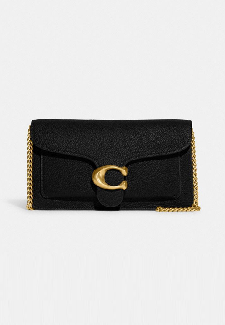 COACH Tabby Chain Clutch Bag In Black CE772