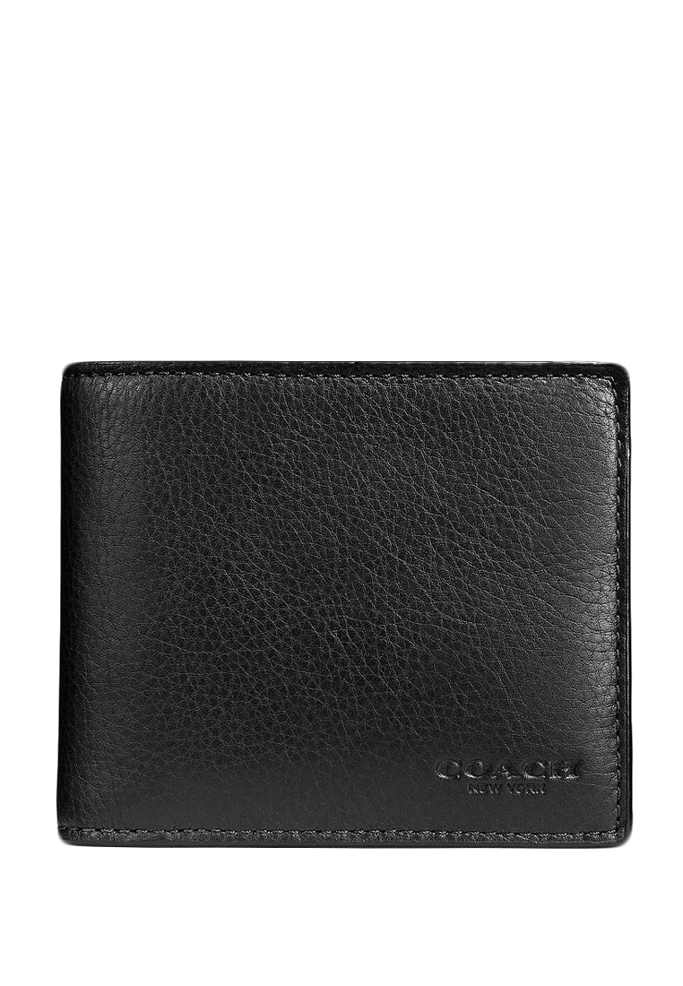 COACH Men 3 In 1 Wallet - Black