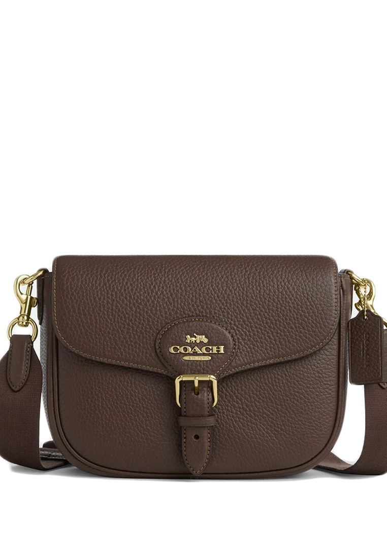 COACH Amelia Saddle Bag - Brown