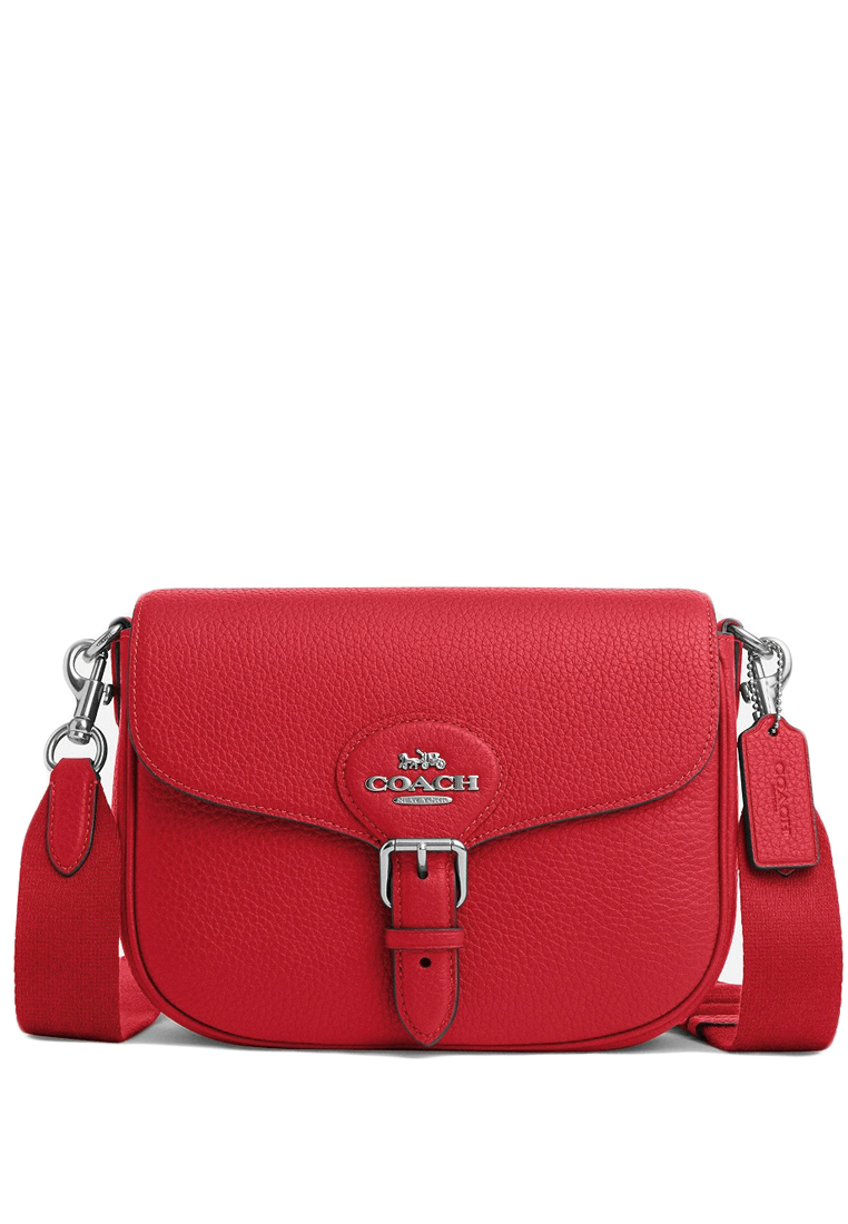 COACH Amelia Saddle Bag - Red