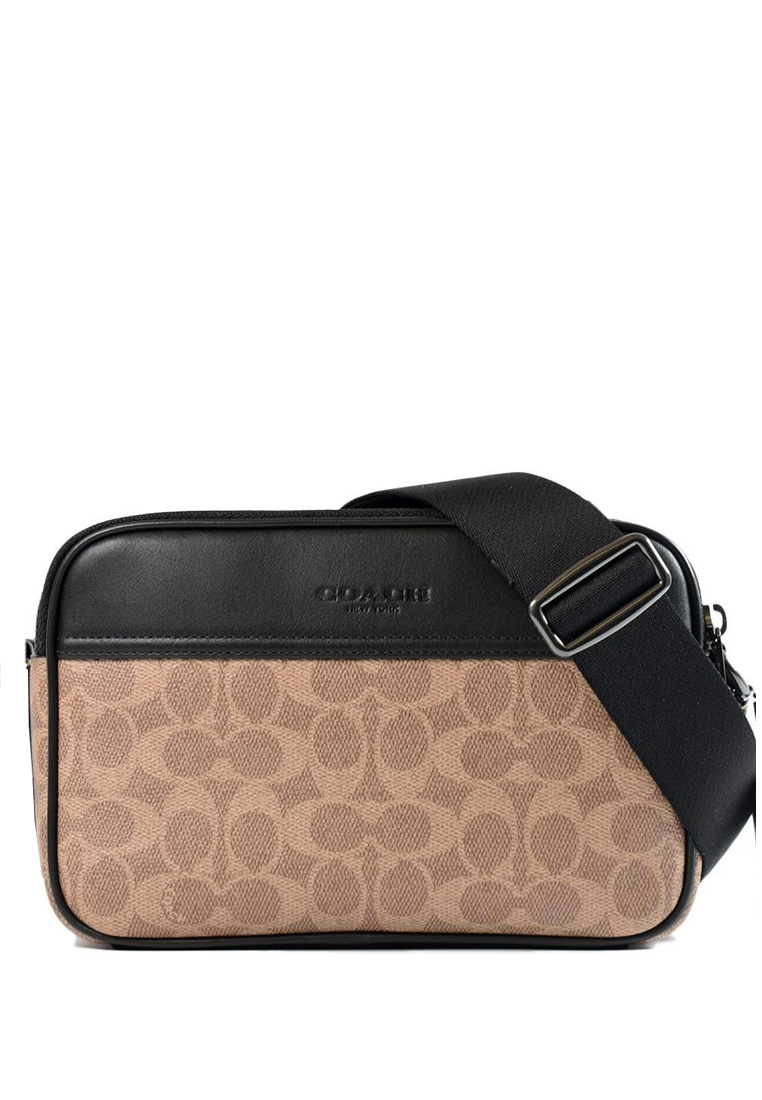 Coach Mens Graham Crossbody Bag - Tan Brown