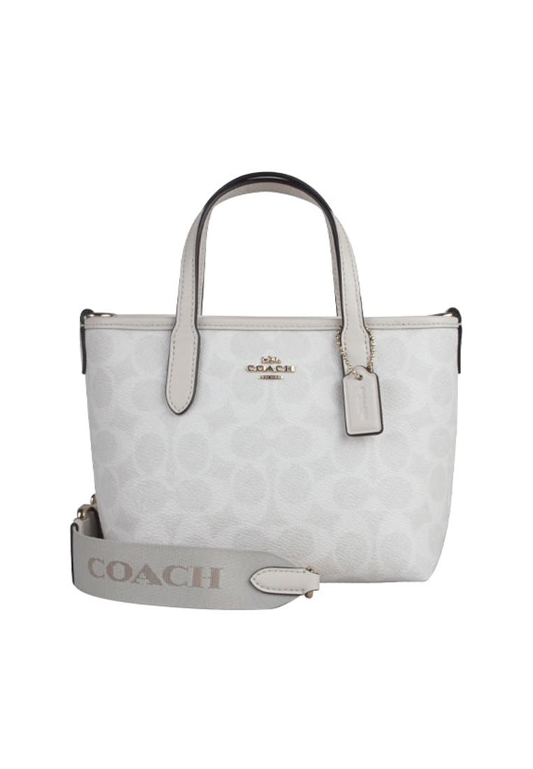 COACH City Mini Tote Bag In Signature Canvas CW032