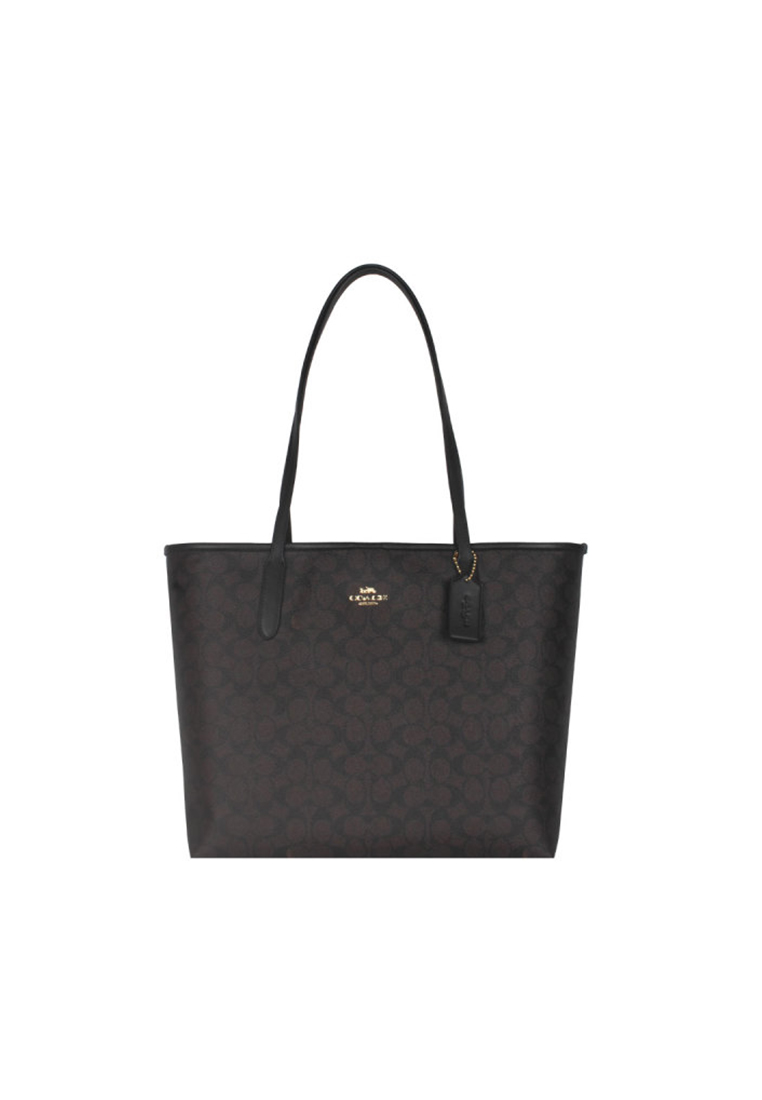 COACH City Tote Bag In Signature Canvas CV976