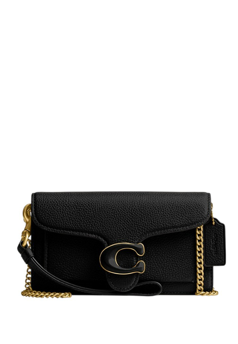 COACH Tabby Crossbody Wristlet - Brass/Black