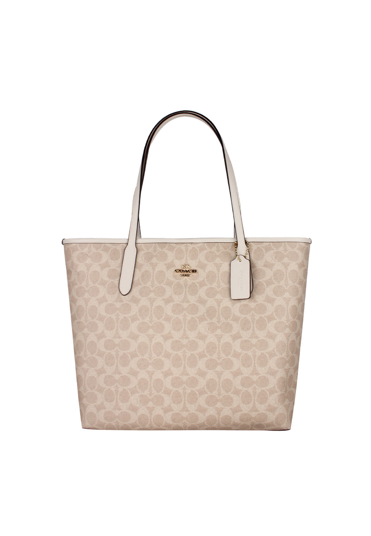 COACH City Tote Bag In Signature Canvas CV976