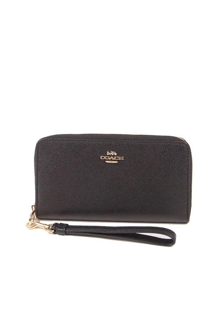 COACH Coach Zip Around C3441 Long Wallet In Black