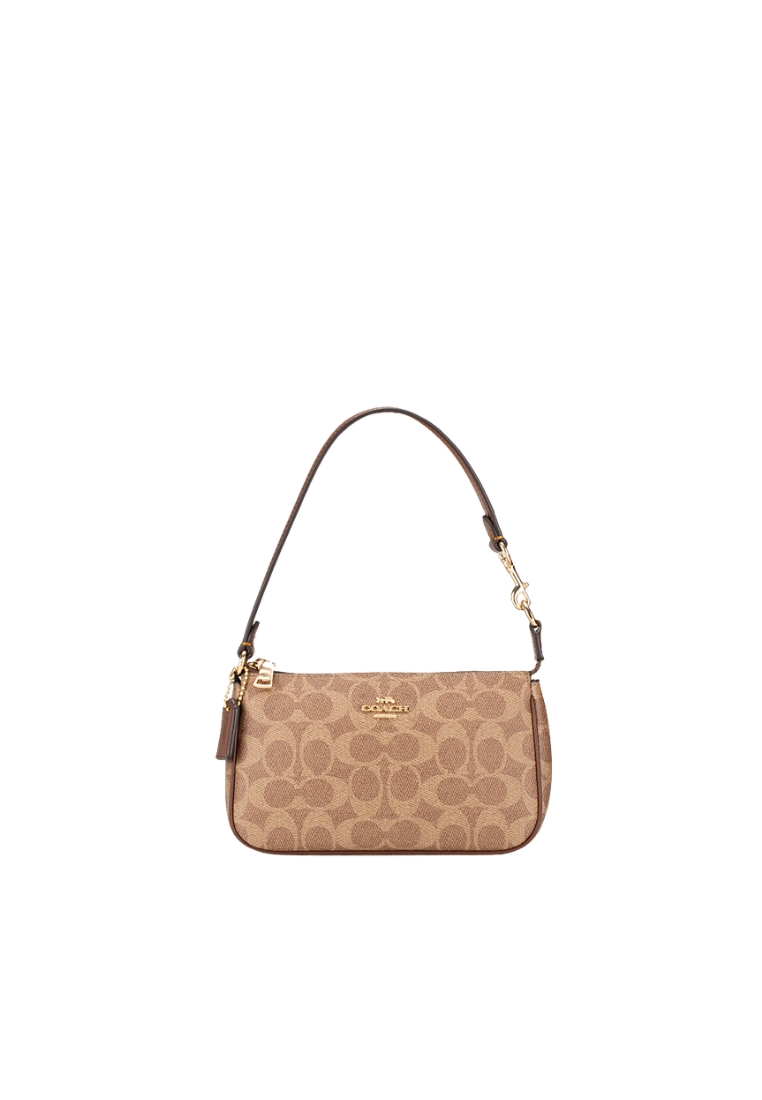 Coach Coach Nolita 19 Shoulder Bag In Signature Canvas In Tan Brown CW426