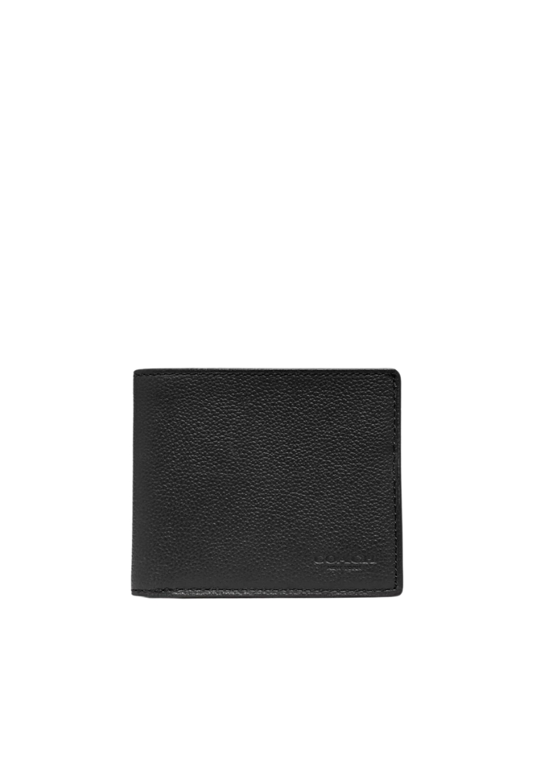 Coach Coach Id Bilfold Wallet In Black 67630