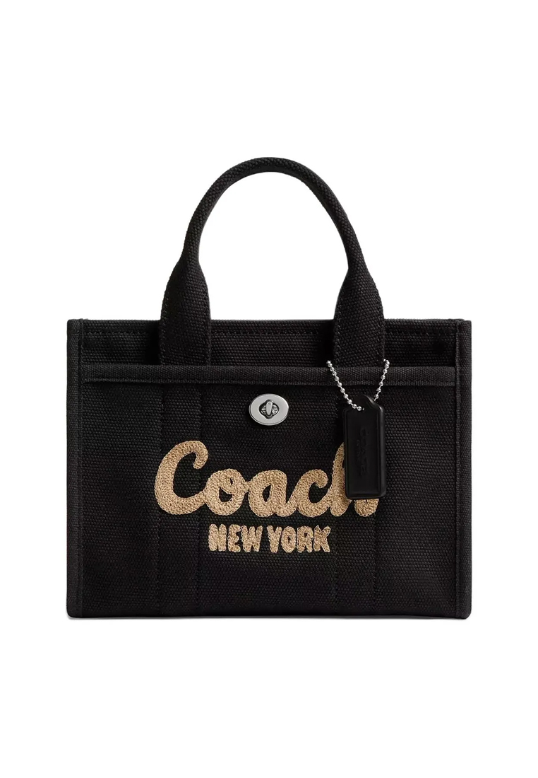 COACH Women's Cargo Tote Bag 20 In Black CZ098LHBLK