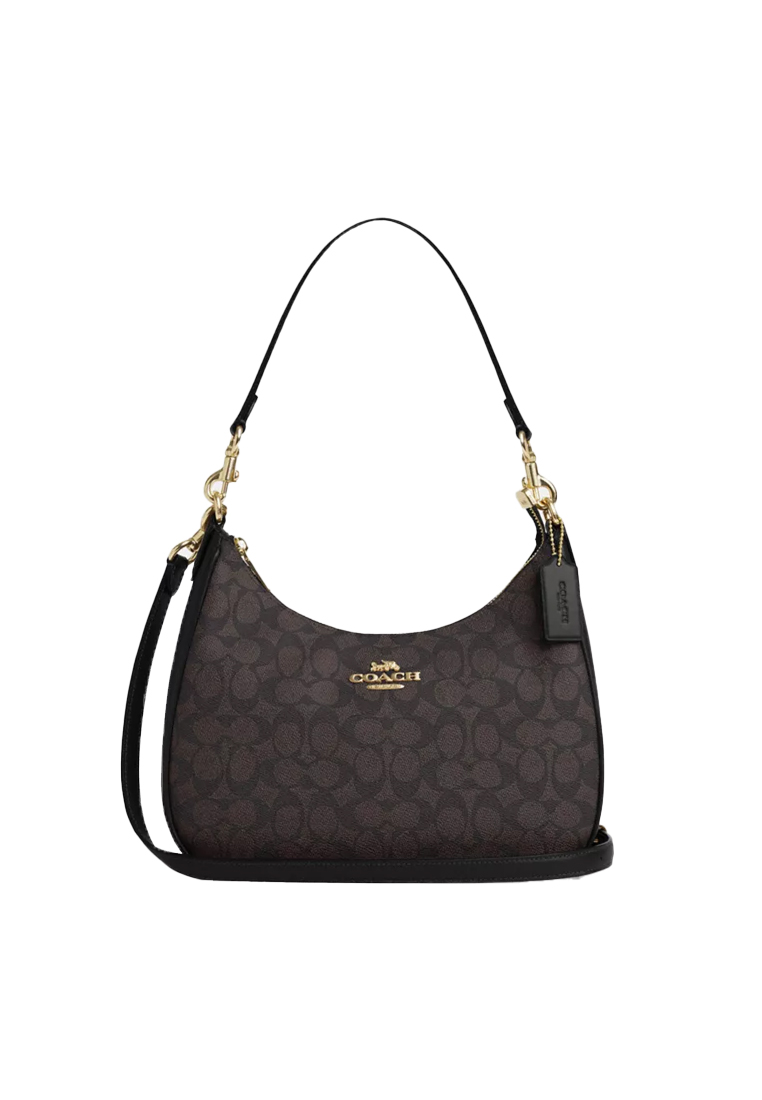 Coach Teri Hobo Bag In Signature Canvas CV940
