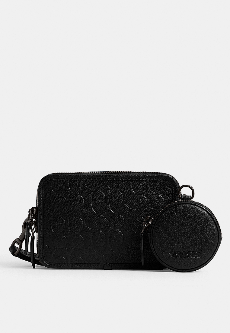 Coach Charter Crossbody Bag With Hybrid Pouch In Signature Leather