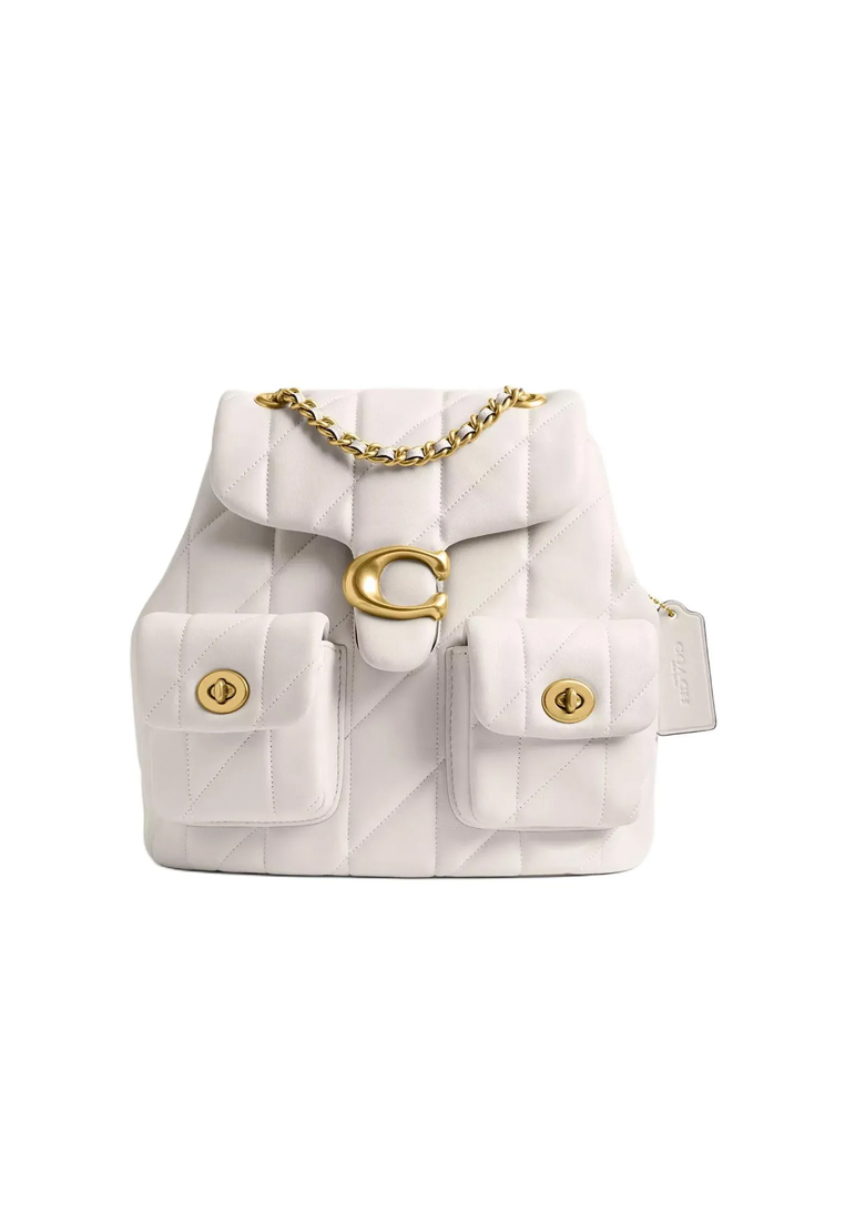 COACH Women's Tabby Backpack Chalk in White CU076