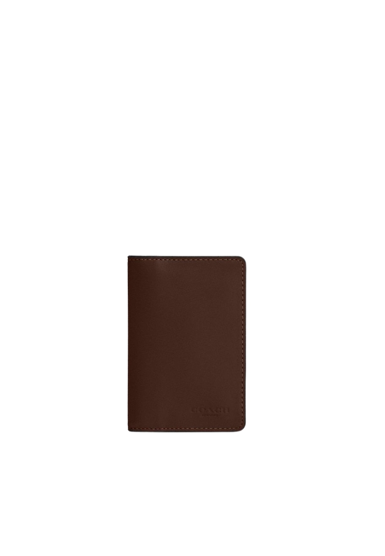 COACH Coach ID Card Case In Maple CJ728