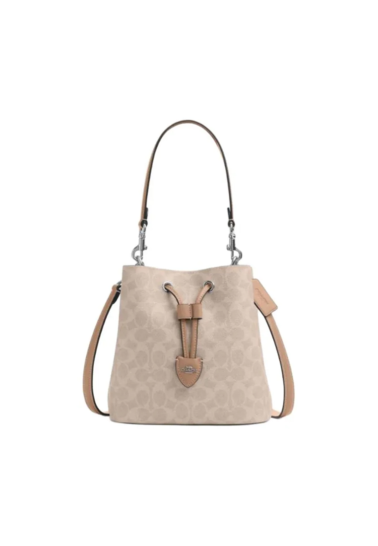 COACH Rowan Bucket Bag In Signature Canvas CBH07