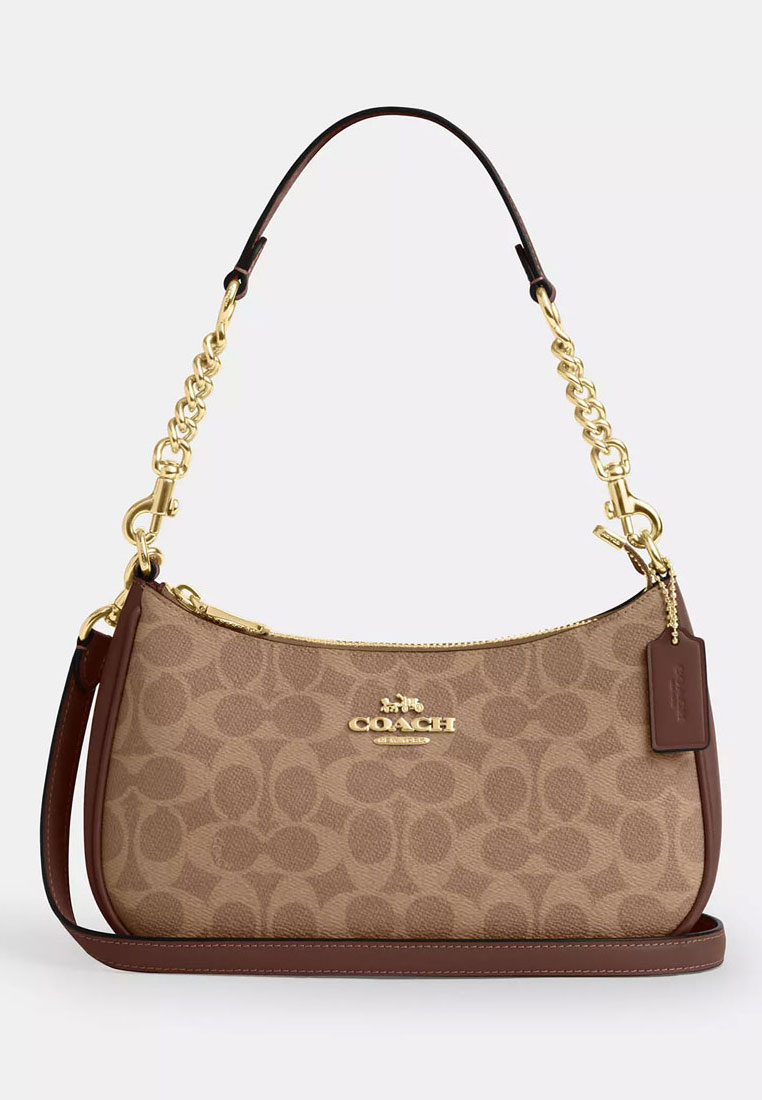 COACH Teri Shoulder Bag In Signature Canvas