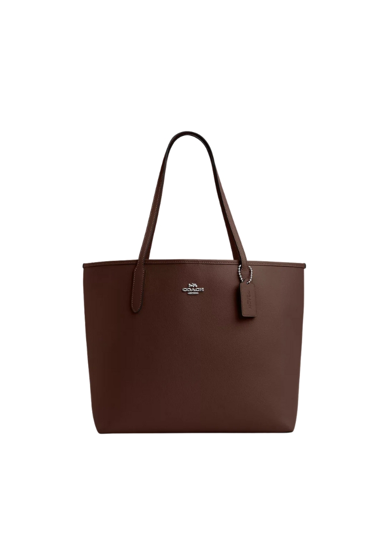 COACH Coach City Tote Bag In Maple CR111