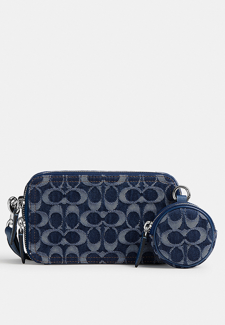 Coach Charter Slim Crossbody Bag In Signature Denim