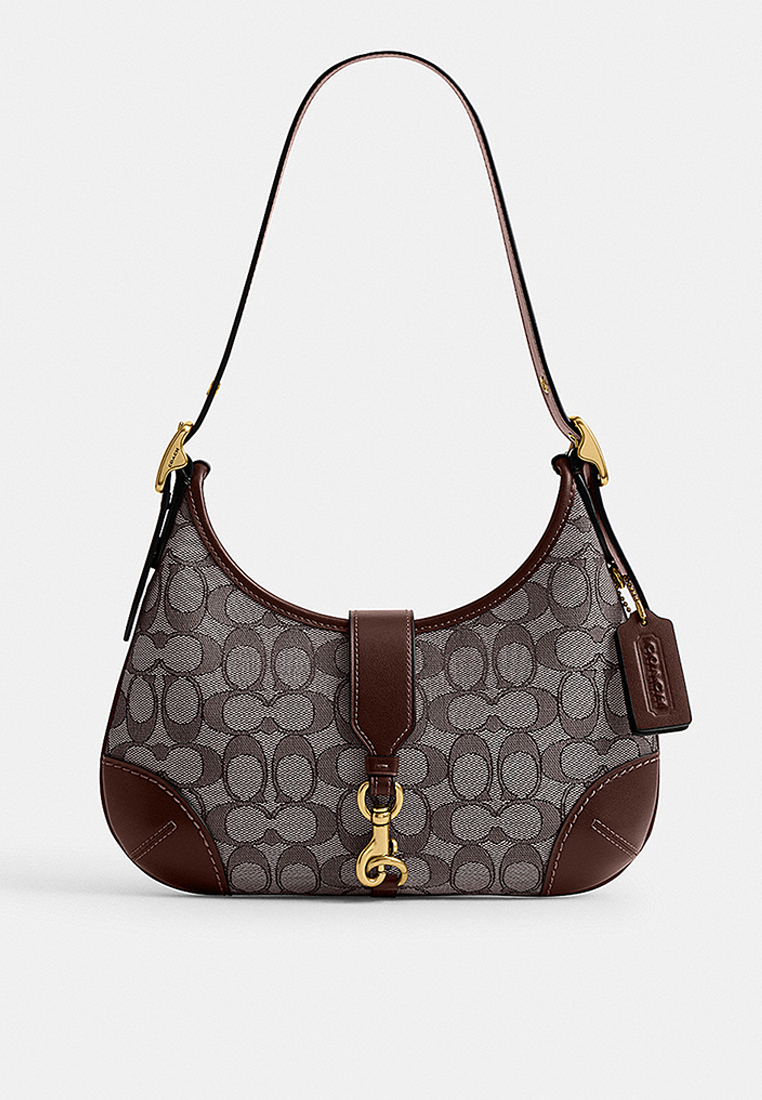 Coach Hamptons Hobo Bag In Signature Jacquard