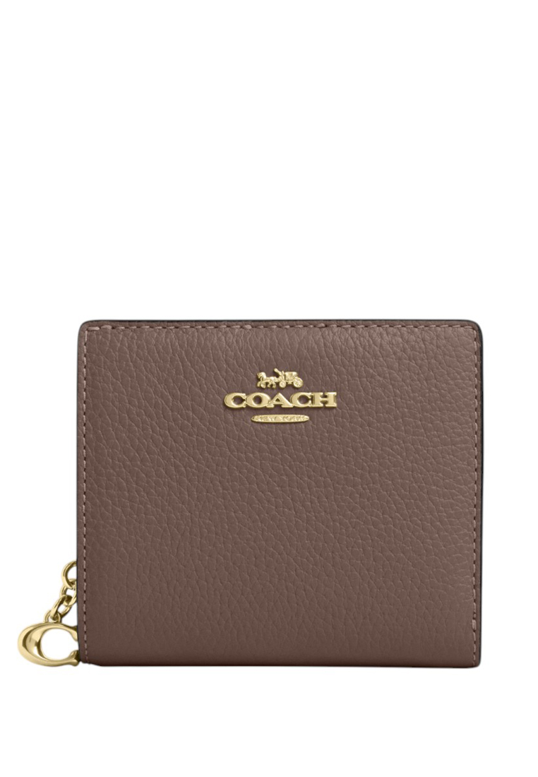 COACH Snap Wallet - Dark Stone